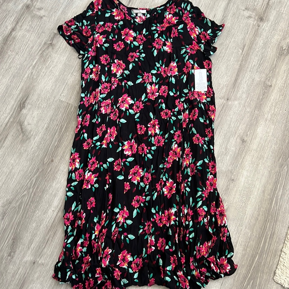 Woman within shift/summer dress